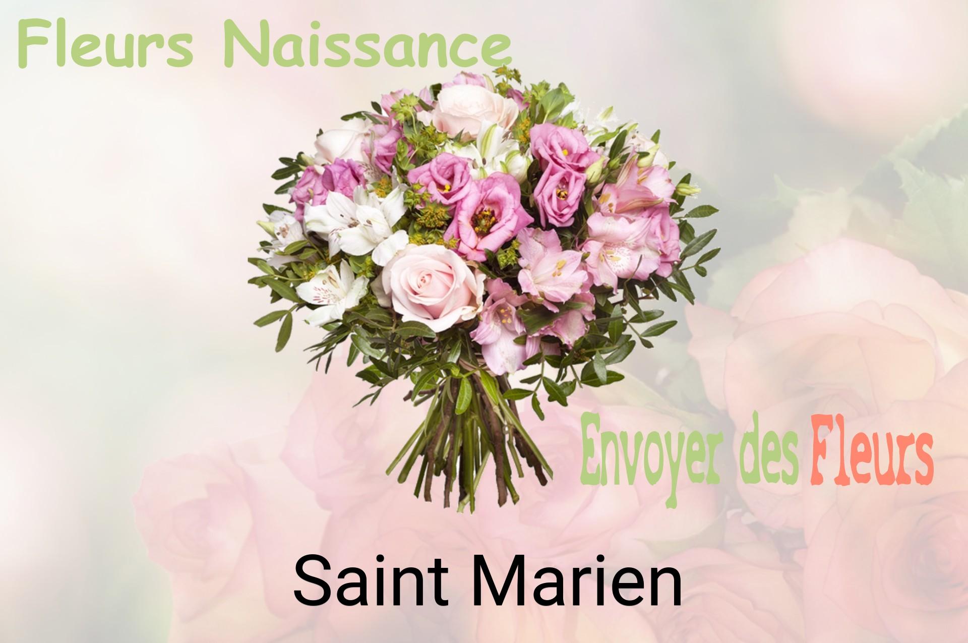 Bouquet de fleurs de naissance livré à Saint-Marien